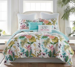 Bedspreads & Sets |   Malana 3-Piece Tropical Full/Queenuilt Set Bedspreads & Sets Bedspreads & Sets