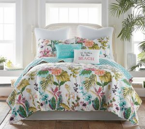 Bedspreads & Sets |   Malana 3-Piece Tropical King/Cal Kig Quilt Set Bedspreads & Sets Bedspreads & Sets