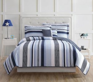 Bedspreads & Sets |   Mason Stripe Twin Quilt Set Bedspreads & Sets Bedspreads & Sets