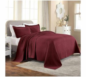 Bedspreads & Sets |   Matelasse Cotton Basketweave Bedspread Set, Full Bedspreads & Sets Bedspreads & Sets