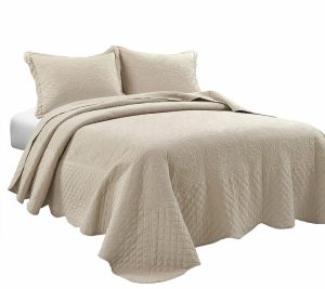 Bedspreads & Sets |   Medallion Scallop 3 Pc Qn Bedspread Bedspreads & Sets Bedspreads & Sets