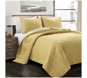 Bedspreads & Sets |   Mid-Century Modern Reversible Quilt3-Pc – King/Ck Bedspreads & Sets Bedspreads & Sets