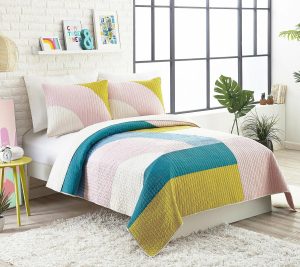 Bedspreads & Sets |   Modshapes Kg Quilt Set – 3Pc Bedspreads & Sets Bedspreads & Sets