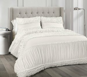 Bedspreads & Sets |   Nova Ruffle 3-Piece Full/Queen Comforter Set Bylush Decor Bedspreads & Sets Bedspreads & Sets