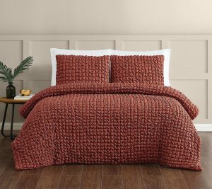 Bedspreads & Sets |   Ny Textured Puff 3 Piece King Comforter Set Bedspreads & Sets Bedspreads & Sets