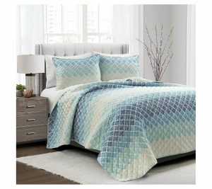 Bedspreads & Sets |   Ombre Rev. Oversized Quilt Set F/Q Bylush Decor Bedspreads & Sets Bedspreads & Sets