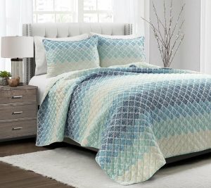 Bedspreads & Sets |   Ombre Rev. Oversized Quilt Set K By Lush Decor Bedspreads & Sets Bedspreads & Sets