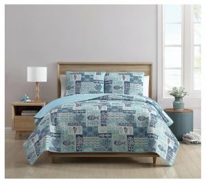 Bedspreads & Sets |   Patchwork Sea Life Reversible Quilt St- Full/ Queen Bedspreads & Sets Bedspreads & Sets