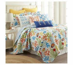 Bedspreads & Sets |   Portofino 2-Piece Coastal Twin/Twinxl Quilt Set Bedspreads & Sets Bedspreads & Sets