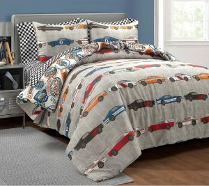 Bedspreads & Sets |   Race Cars Full Reversible Comforterset Bedspreads & Sets Bedspreads & Sets