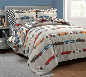 Bedspreads & Sets |   Race Cars Reversible Comforter Set 5-Pc Twin Bedspreads & Sets Bedspreads & Sets