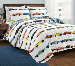 Bedspreads & Sets |   Race Cars Twin 2-Piece Reversible Quilt Set Bedspreads & Sets Bedspreads & Sets