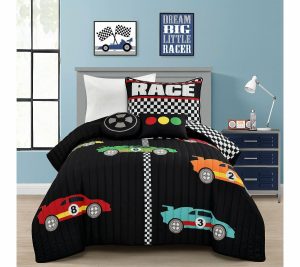 Bedspreads & Sets |   Racing Cars 4Pc Twin Quilt Set By Bedspreads & Sets Bedspreads & Sets