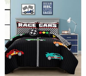 Bedspreads & Sets |   Racing Cars 5Pc Full/Queen Quilt Set By Bedspreads & Sets Bedspreads & Sets