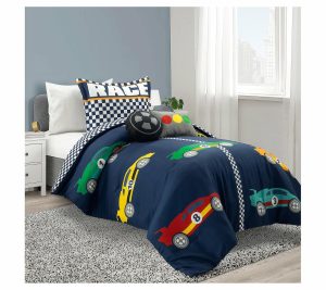 Bedspreads & Sets |   Racing Cars Oversized Comforter 4-Pc Twin By Bedspreads & Sets Bedspreads & Sets