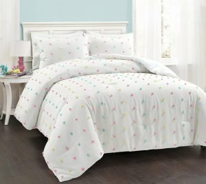 Bedspreads & Sets |   Rainbow Tufted Dot Full/Queen Set Bedspreads & Sets Bedspreads & Sets