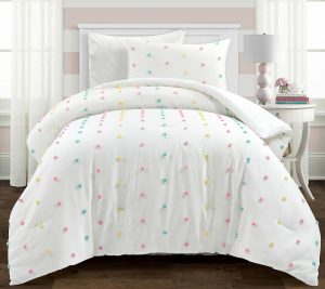 Bedspreads & Sets |   Rainbow Tufted Dot Tw/Twxl Set Bedspreads & Sets Bedspreads & Sets