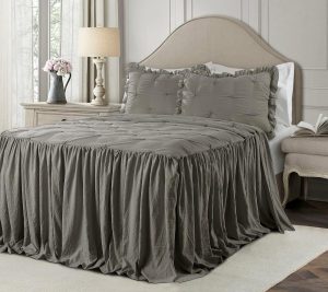 Bedspreads & Sets |   Ravello Pintuck Ruffle Skirt 3-Piece King Bedspread By Bedspreads & Sets Bedspreads & Sets