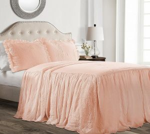 Bedspreads & Sets |   Ruffle Skirt Bedspread 2Pc Set Twin Bedspreads & Sets Bedspreads & Sets