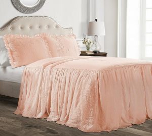 Bedspreads & Sets |   Ruffle Skirt Bedspread 3Pc Set Full Bedspreads & Sets Bedspreads & Sets