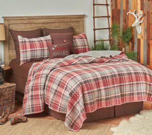 Bedspreads & Sets |   Saffron Plaid Full/Queen Quilt Set By Valerie Bedspreads & Sets Bedspreads & Sets