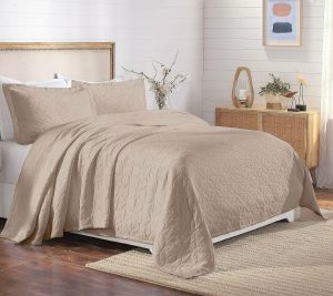 Bedspreads & Sets |   Serenity Cotton Matelasse Weave Bedspread Set- Full Bedspreads & Sets Bedspreads & Sets