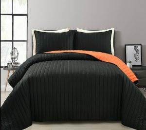 Bedspreads & Sets |   Soft Stripe All Season Full/Queen Quilt/Coverlet Set Bedspreads & Sets Bedspreads & Sets