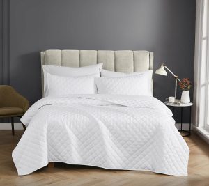 Bedspreads & Sets |   Solid Percale King 3-Piece Quilt Set Bedspreads & Sets Bedspreads & Sets