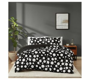 Bedspreads & Sets |   Sophia Dot Full/Queen 3 Piece Comforter Set Bedspreads & Sets Bedspreads & Sets