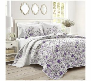 Bedspreads & Sets |   Tanisha Reversible Quilt, 3 Pc, Fl/Qn Bedspreads & Sets Bedspreads & Sets