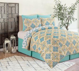 Bedspreads & Sets |   Terrace Medallion Full/Queen Quilt Set Bedspreads & Sets Bedspreads & Sets