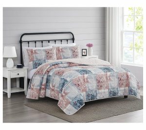 Bedspreads & Sets |   Textured Lotte Patchwork King 3Pc Quiltet Bedspreads & Sets Bedspreads & Sets