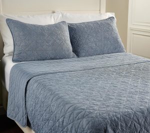 Bedspreads & Sets |   Textured Stonewash Quilt Set- Full Bedspreads & Sets Bedspreads & Sets