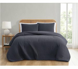 Bedspreads & Sets |   Textured Waffle King 3 Piece Comforter Set Bedspreads & Sets Bedspreads & Sets