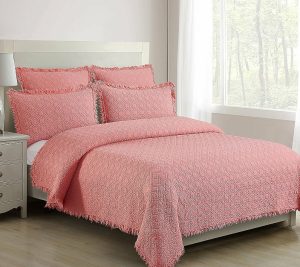 Bedspreads & Sets |   Trellis Peony King Quilt Set By Valerie Bedspreads & Sets Bedspreads & Sets