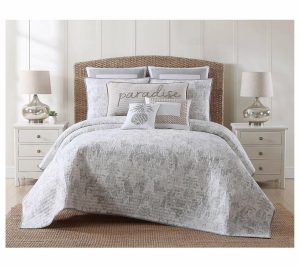 Bedspreads & Sets |   Tropical Toile Full/Queen Quilt Set Bedspreads & Sets Bedspreads & Sets