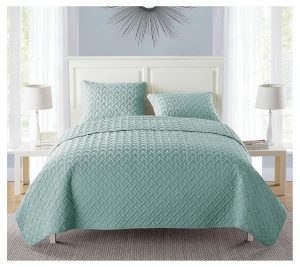 Bedspreads & Sets |   Vcny Nina Embossed Basketweave Quilt Set, King Bedspreads & Sets Bedspreads & Sets