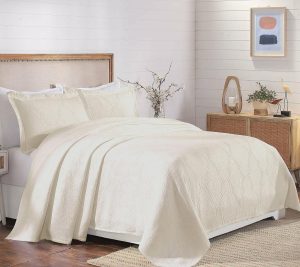 Bedspreads & Sets |   Victory Cotton Matelasse Weave Bedspread Set- Full Bedspreads & Sets Bedspreads & Sets