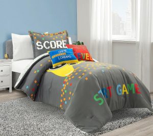 Bedspreads & Sets |   Video Games Oversized Comforter 4-Piece Twin Bylush Decor Bedspreads & Sets Bedspreads & Sets