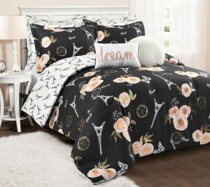 Bedspreads & Sets |   Vintage Paris Rose Butterfly F/Q Comforter Setby Bedspreads & Sets Bedspreads & Sets