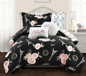 Bedspreads & Sets |   Vintage Paris Rose Butterfly T/Txl Comforter Set By Bedspreads & Sets Bedspreads & Sets