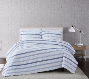 Bedspreads & Sets |   Waffle Stripe King 3 Piece Quilt Set Bedspreads & Sets Bedspreads & Sets