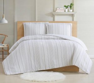 Bedspreads & Sets |   Warm Hearth Stripe 3-Piece F/Qcomforter Set Bedspreads & Sets Bedspreads & Sets