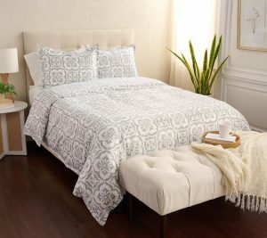 Bedspreads & Sets |   Wrinkle Defense Duvet Cover & Sham Set – Queen Bedspreads & Sets Bedspreads & Sets