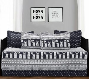 Bedspreads & Sets |   Llama Stripe 6-Piece 39" X 75" Daybed Set By Bedspreads & Sets Bedspreads & Sets