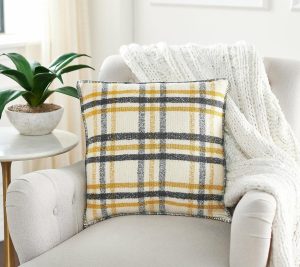 Clearance |   18" Plaid Decorative Pillow Clearance Clearance