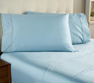 Clearance |   "As Is"  300Tc Sheet Set – Queen Clearance Chambray Blue