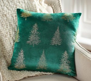 Clearance |   "As Is" Bff Colletions 18" X 18" Foil Print Tree Pillow Clearance Clearance