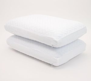 Clearance |   "As Is" Set Of 2 Ventilated Foam Pillows – Std./Queen Clearance Clearance