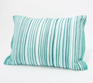 Clearance |   Coastal Striped Dec. Pillow Clearance Blue